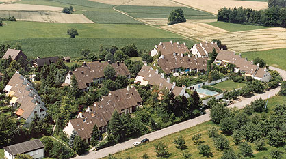 Luftbild Siedlung Büel